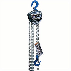 AMHâ„¢ MM003-08-06 Mini Manual Hoist, 0.25 ton, 8 ft Lift, 6 ft Drop