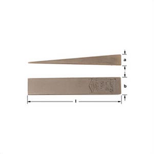 Ampco® W-8 Flange Wedge, 8 in L x 1-1/2 in W x 1 in H, Nickel Aluminum Bronze