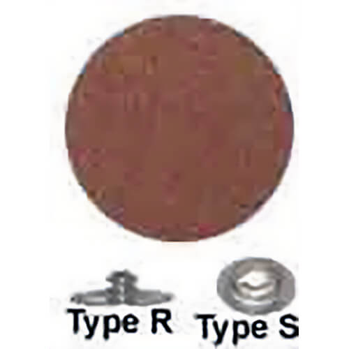 ARC™ Abrasives 31650 Type R Alum Oxide Quick-Lok Disc, 2 in, 36 Grit