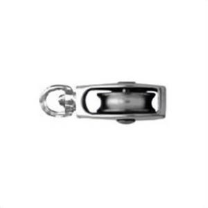 Baron 0173-3/4 1-Wheel Swivel Eye Pulley, 3/4 in, Iron, Electro-Plated Zinc