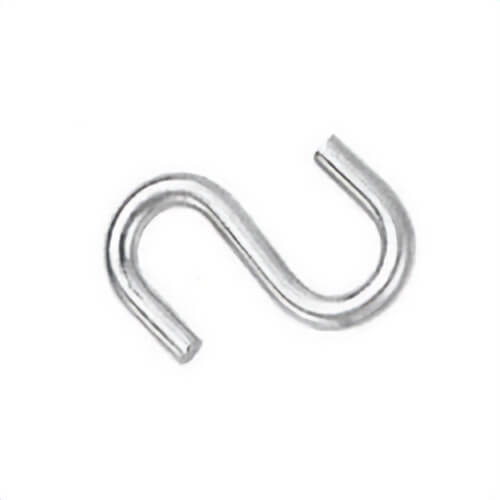 Baron 267-5/16 S-Hook, 5/16 in, Steel, Zinc Plated, 2-5/8 in L