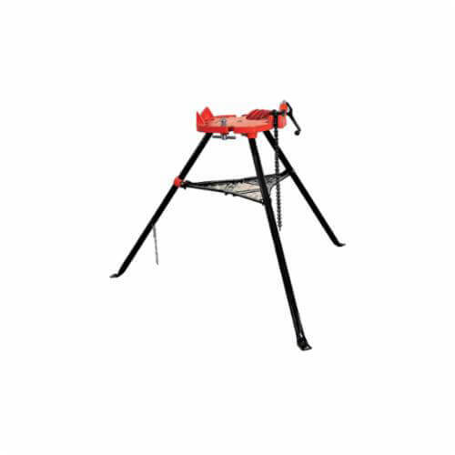 B&amp;B Pipe and Industrial Tools 6100 Tri Stand Chain Vice with Chain Lock, Up to 6 in Pipe