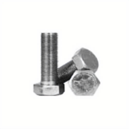 BBI® 847028 Partially Threaded Cap Screw, 1/4-20, 3-1/2 in L Under Head, 5 Grade, Medium Carbon Steel, Zinc CR+3