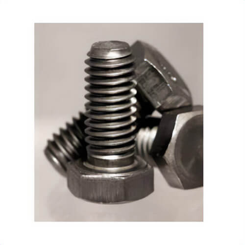 BBI® 493282 Partially Threaded Hex Bolt, 1-8, 5-1/2 in L Under Head, A Grade, Low Carbon Steel, Plain