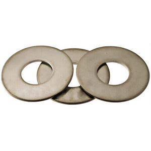 BBI® 392180 Fender Flat Washer, 3/8 in ID x 1-1/4 in OD, 0.05 in Thick, 304 SS