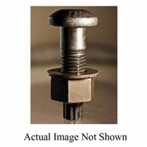 BBI® 503434 Heavy Partially Threaded Structural Bolt, 1-8, 3-3/4 in L Under Head, Medium Carbon Steel, Plain
