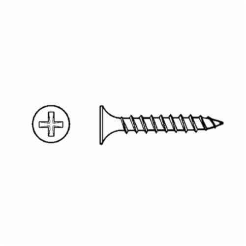 BBI® 691731 Drywall Screw, #8, 3 in OAL, Bugle Head, Gray Phosphate, Phillips® Drive