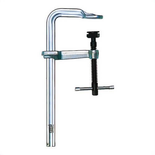 Bessey® 4800S-18 Heavy Duty F-Style Bar Clamp, 7 in D Throat, 18 in Clamping, Hex Head Swivel