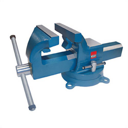 Bessey® BV-DF6SB Industrial Bench Vise, 5 in Jaw Opening, 6 in W Jaw, 4 in D Throat