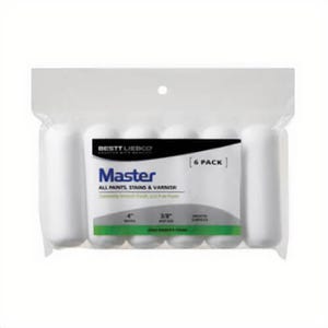 Sherwin-Williams® 559424600 Bestt Liebco® Master Roller Cover, 3/8 in Nap, 4 in L, High Density Foam, Professional Grade