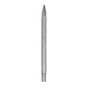 DeWALT® DW5771B15 Bull Point Chisel, 3/4 in Hex x 21/32 in Round Spline Shank, Use with Spline Chipping and Demolition Hammer, Steel
