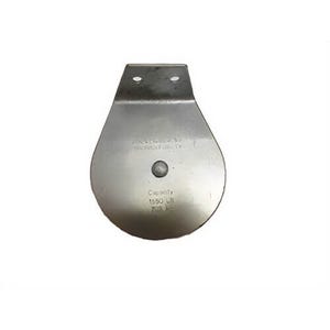 Block Division 03558 Flat Mount Pulley Block, 3-1/2 in, 5/16 in Rope, 1,550 lb