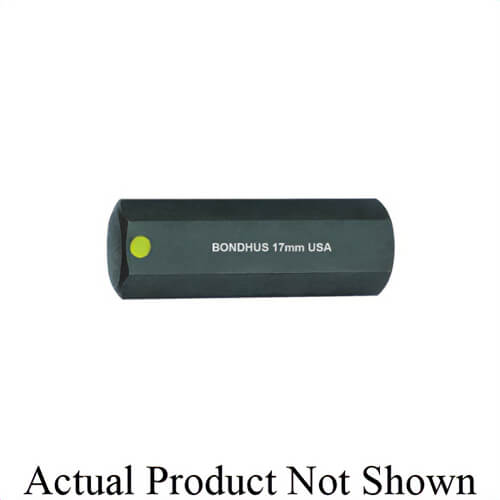 Bondhus® 33295 ProHold® Driver Socket Bit, 27 mm, 2-1/2 in L Bit