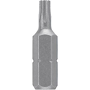 Bosch 37157 Screwdriver Insert Bit, T10 Torx® Point, 1 in OAL, Hex Shank, S2 Tool Steel