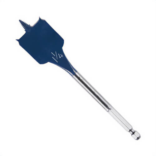 Bosch Daredevil™ DSB1017 Standard Spade Drill Bit, 1-1/4 in dia, 6 in OAL, 3 in L, 1/4 in Shank
