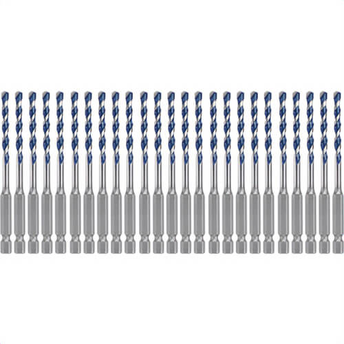 Bosch HCBG03B25T Bluegranite Turbo™ Carbide Hammer Drill Bits, 3/16 x 4 in, 25 pc