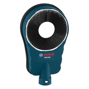 Bosch SDS-Plus® HDC250 Core Bit Dust Collection Attachment, 6 in Max Bit Diameter, 6 in Max. Hole dia - Core Bit, Plastic
