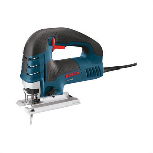 Bosch JS470E Corded Top-Handle Jig Saw, 5-7/8 in Soft Wood/7/8 in Aluminum/3/8 in Mild Steel Cutting, 45° Bevel