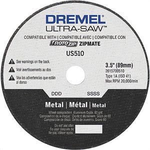 Dremel® US510-01 Ultra-Saw Metal Cut-Off Wheel, 3.5 in