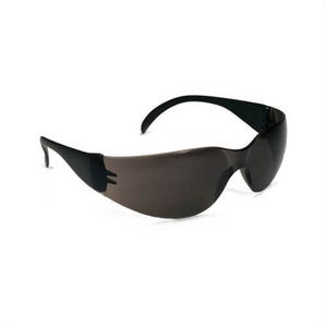 Bouton® 250-01-0021 Zenon Z12™ Lightweight Protective Glasses, Anti-Fog/Anti-Scratch, Gray Lens, Rimless Frame, Black