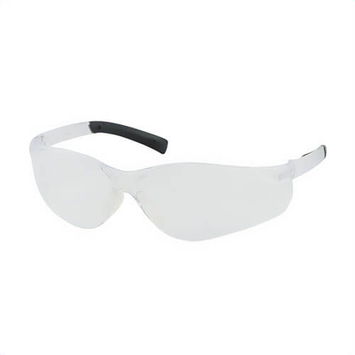 Bouton® 250-08-0000 Zenon Z14SN™ Lightweight Protective Glasses, Anti-Scratch, Clear Lens, Rimless Frame, Polycarbonate/PVC Frame