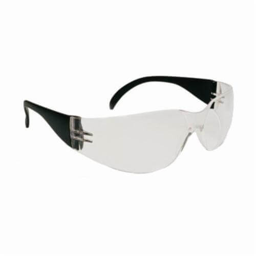 Bouton® 250-01-0000 Zenon Z12™ Lightweight Protective Glasses, Anti-Scratch, Clear Lens, Rimless Frame, Black, Polycarbonate Frame and Lens