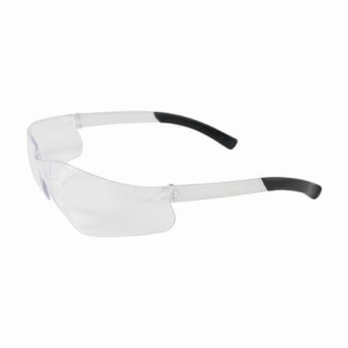 Bouton® 250-06-0020 Zenon Z13™ Lightweight Protective Glasses, Anti-Fog/Anti-Scratch, Clear Lens, Rimless Polycarbonate Frame, Clear
