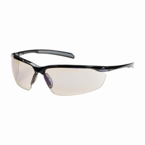 Bouton® 250-33-0226 Commander™ Dual Lens Lightweight Protective Glasses, Anti-Fog/Anti-Scratch, Indoor/Outdoor Blue Lens