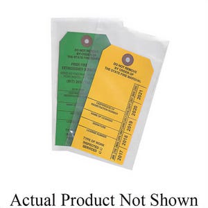 Brooks Equipment STC Standard Tag Cover, Plastic