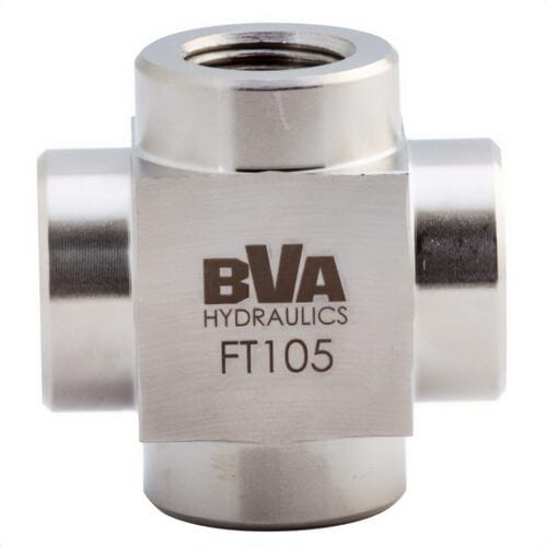 BVA® FT105 4 Way Connector Cross 3/8 in to 3/8 in