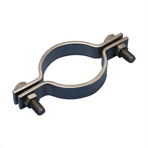 nVent Caddy® 4500100PL Standard Duty Pipe Clamp, 1 in Pipe, 500 lb Load, Steel, Plain