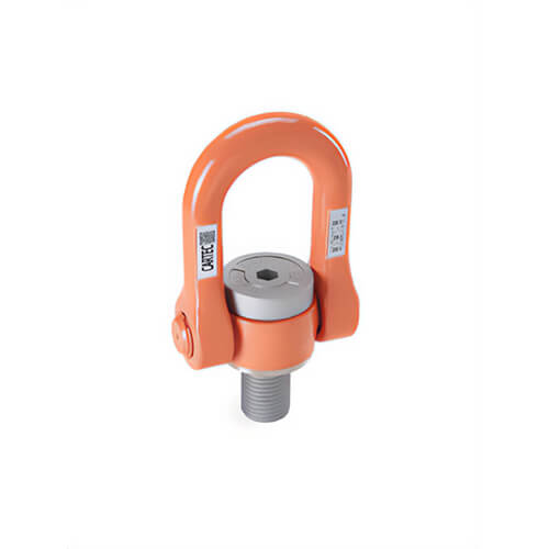 Cartec C813X36U Performer Heavy Lift Swivel Hoist Ring, 12 ton Working Load Limit, 1-1/2 in - 6 UNC Thread Size