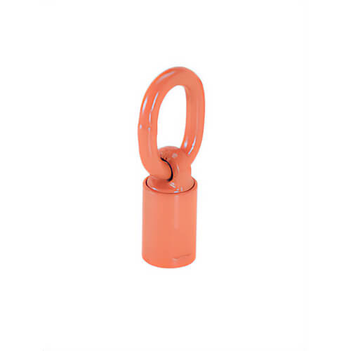 Cartec C816X0503645 Rotating Eyenut with Ring, 5 ton Working Load Limit, M36 x 45 Thread Size