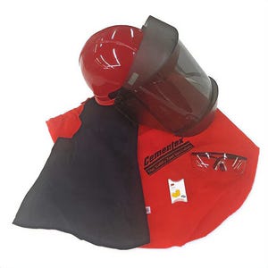 Cementex AFS-180K Arc Flash Face Shield and Hard Hat Kit, Gray, 12+cal