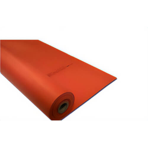 Cementex ESO-7.5-3X3 Rubber Roll, 7.5 kV ElectroShield, 3 ft x 3 ft, Orange