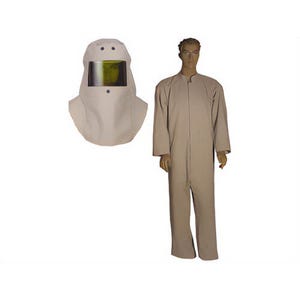 Cementex HRC4-K-XL Coat and Pant Kit in a Standard Duffel Bag, Khaki, 40 cal/cm², XL