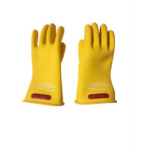 Cementex IG0-11-10Y Gloves, Class 0, 11 in, Size 10, Yellow