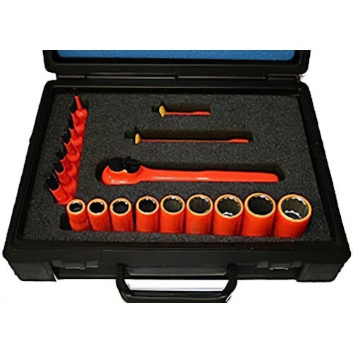 Cementex ISHS-20L Socket and Hex Bit Set, 20 pc