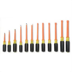 Cementex TR-12NDXL/SD Nut Driver/Screwdriver Tool Roll, 12 pc, XL