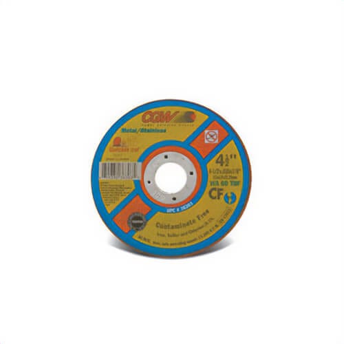 CGW® Super Quickie Cut™ 45080 Contaminant-Free Straight Cut-Off Wheel, 6 in dia x 0.045 in Thick, 7/8 in Center Hole, 60 Grit