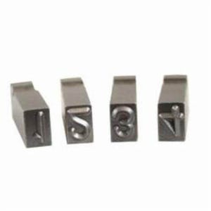 C.H.Hanson® 27633 9 pc Number Stamp Set, 0 to 9, 1/8 in H Character