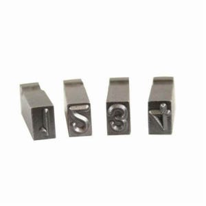 C.H.Hanson® 27641 10 pc Number Stamp Set, Number 0 to 9 (the 6 is also used as 9), 1/2 in H Character