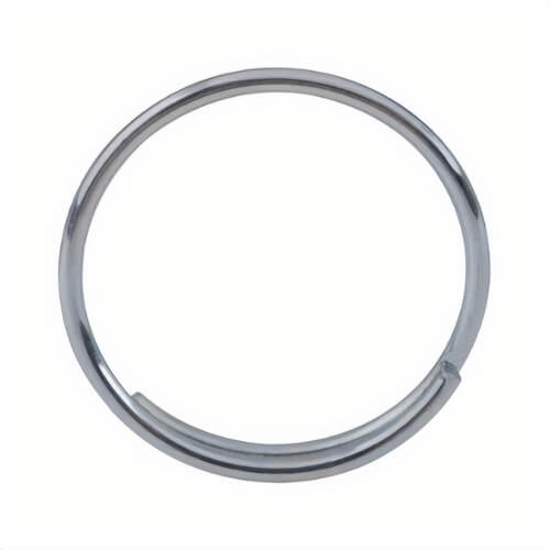C.H.Hanson® 40082 Key Ring, 1 in ID Split Ring, Tempered Spring Steel