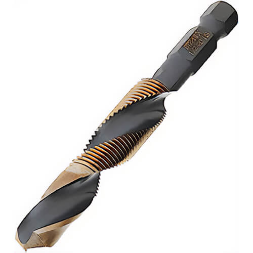 Champion Cutting Tool DT22HEX-1/2-20 Hex Shank 11/32 in Combo Dril/Tap