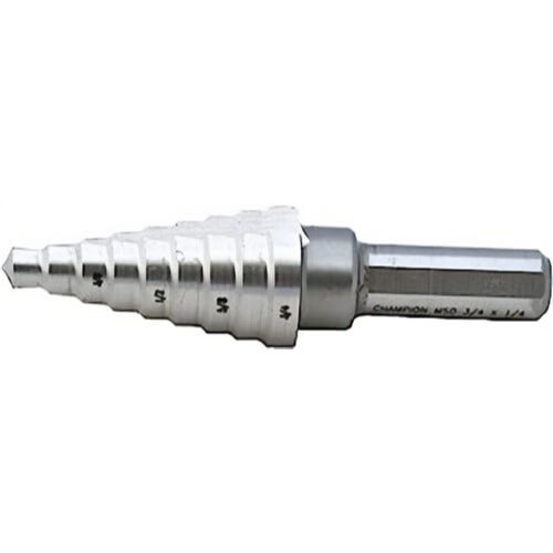 Champion Cutting Tool MSD-1-3/8X3/4 Step Drill VB12/Unibit #21