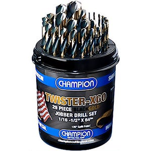 Champion Cutting Tool TWISTER-XGO Twister XGO Drill Set, 29 pc
