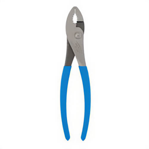 Channellock® 528 Slip Joint Plier, 0.99 in High Carbon Steel Jaw, 8 in, Serrated Jaw, Wire Cutting Shear, Forged High Carbon Steel