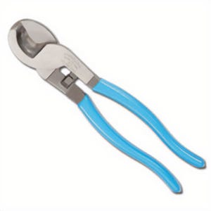 Channellock® 911 Heavy Duty Cable Cutter, 2/0 AWG Copper, 4/0 AWG Aluminum Cable/Wire, 9-1/2 in OAL, Drop Forged Steel Jaw