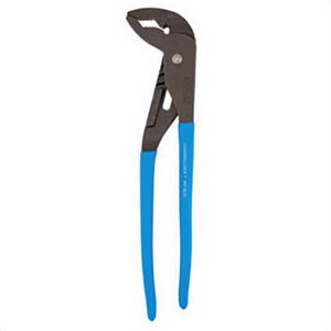 Channellock® GL12 GripLock® Tongue and Groove Plier, 2-1/4 in, 1.77 in High Carbon Steel Jaw, 12-1/2 in OAL, Blue® Grip Handle