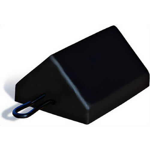 Checkers RC450 Monster Motion Rubber Chock, Each, 10 in x 8 in